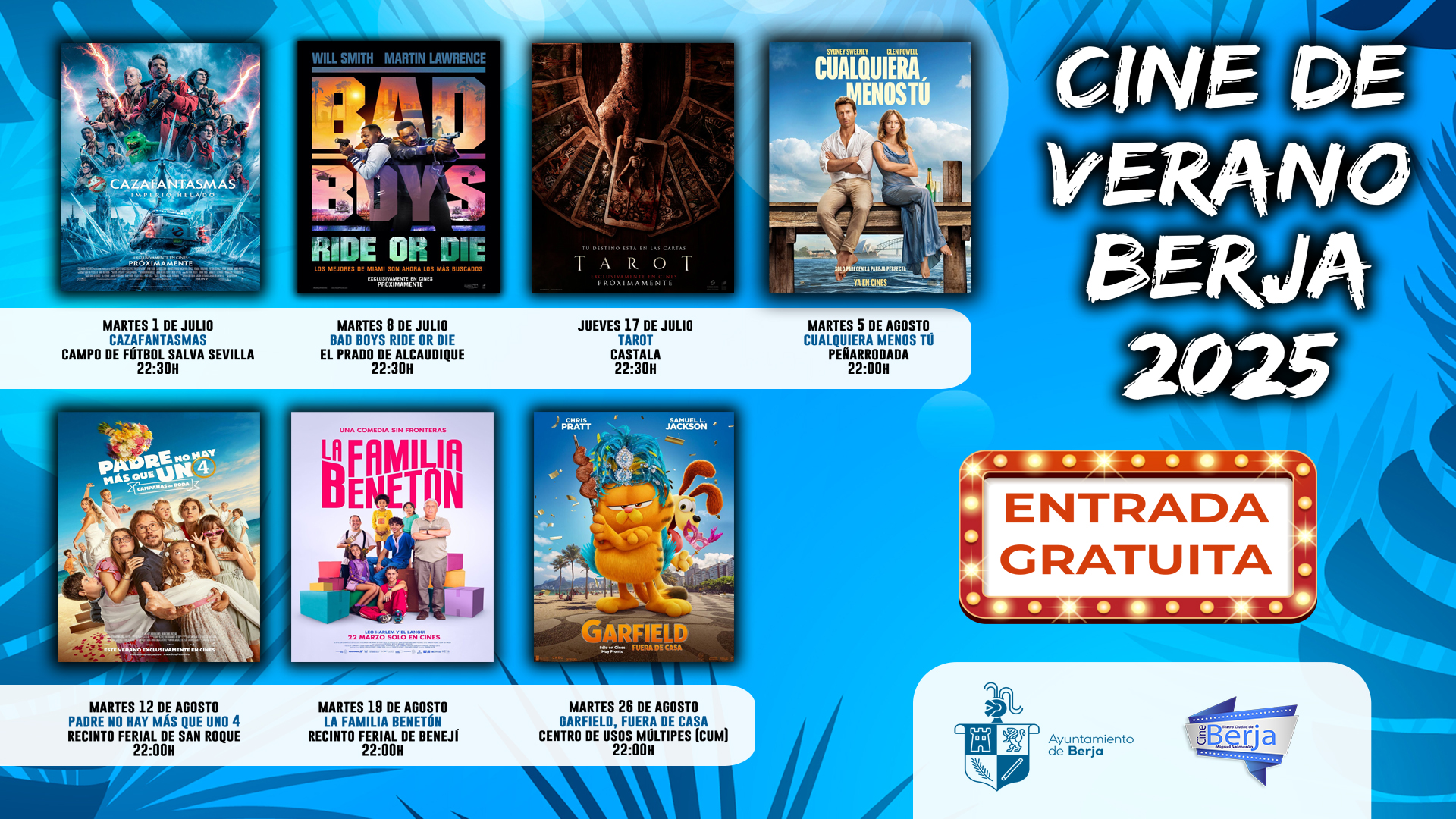Cine de Verano de Berja 2025